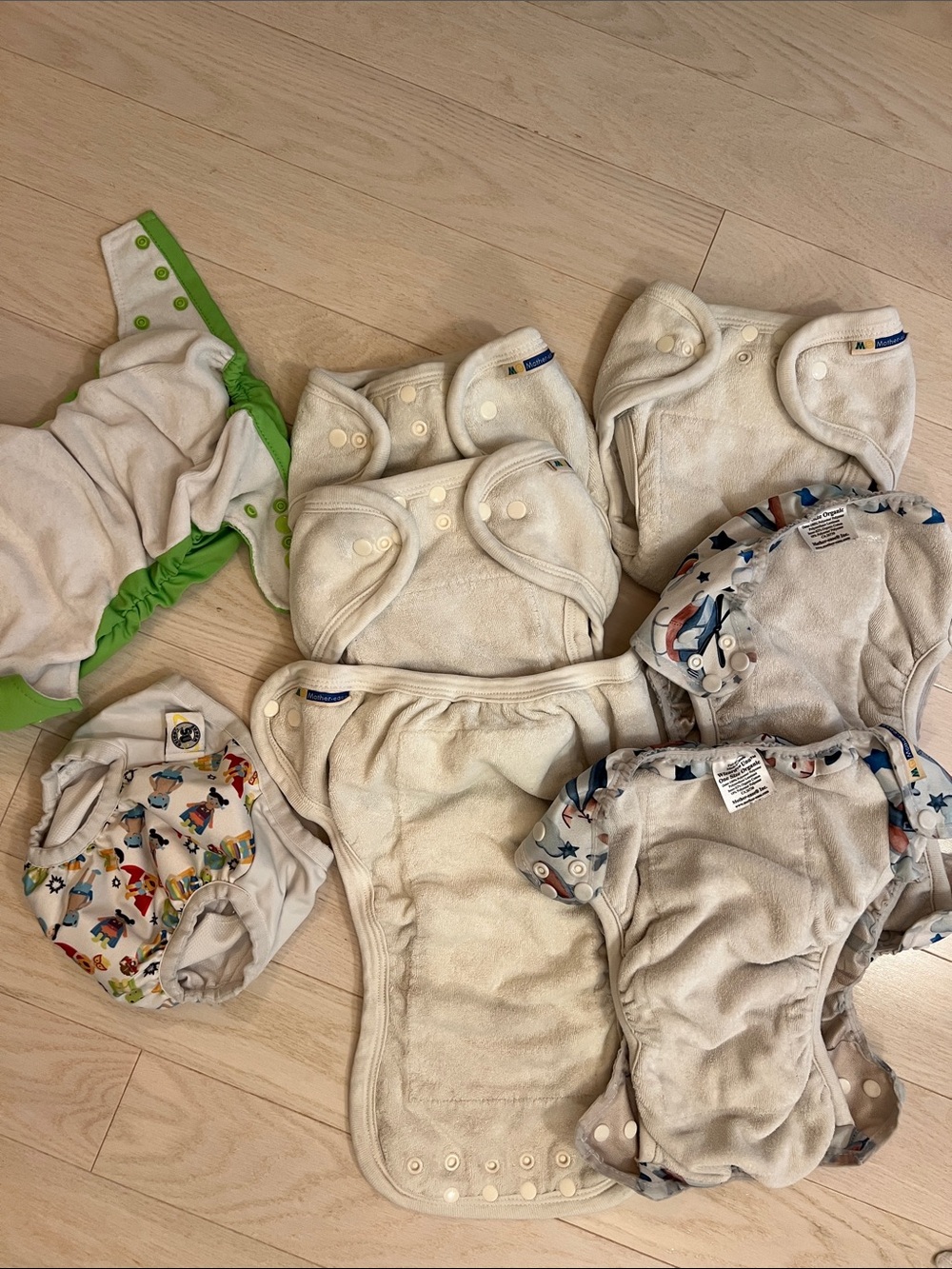 10 Cloth Diaper Set. Made in Canada